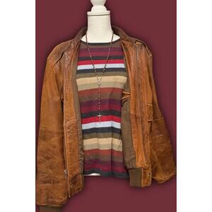Vintage 90s Sag Harbor Striped Knit Top